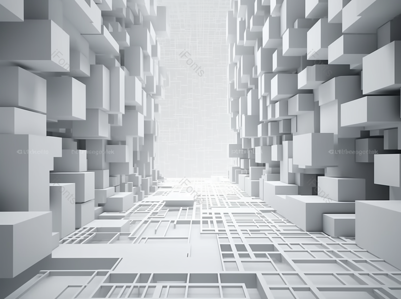 白色立体创意空间c4d渲染简约背景,高清,摄影图,摄影图片,图片大全,摄影图免费下载